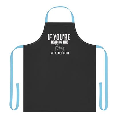 Funny Beer Apron | Cold Beer Kitchen Gift