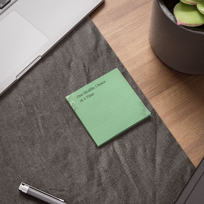 Healthy Choice Sticky Notes | Wellness Reminder Pads