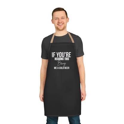 Funny Beer Apron | Cold Beer Kitchen Gift
