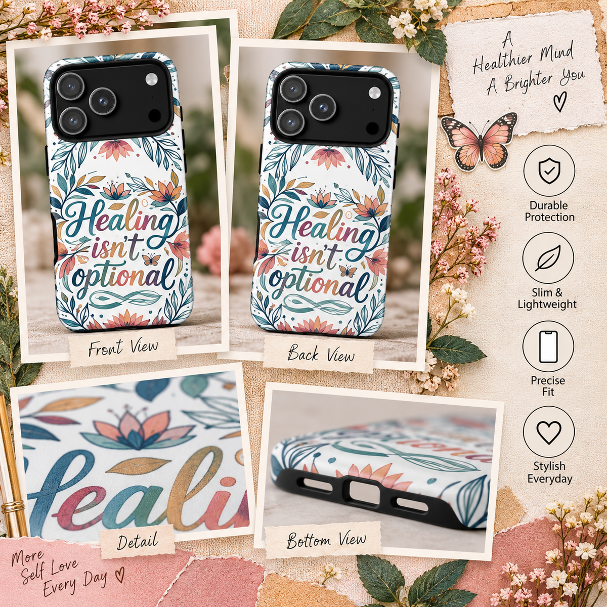 Healing Isn’t Optional Phone Case