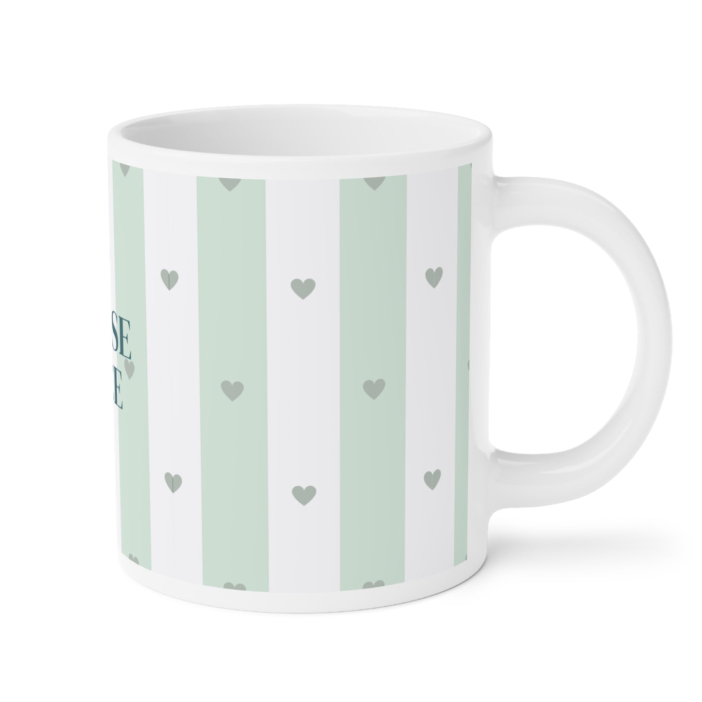 Peace Quote Ceramic Mug | Mindfulness Gift for Calm