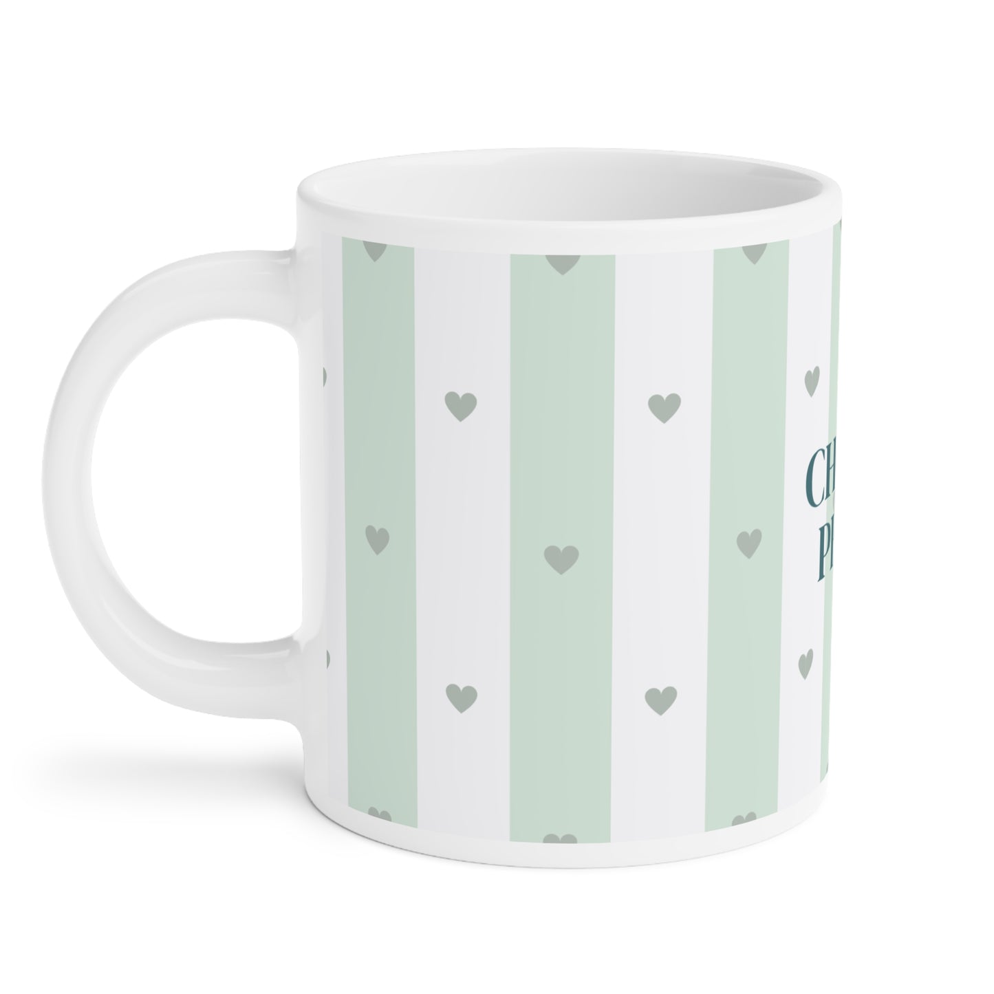 Peace Quote Ceramic Mug | Mindfulness Gift for Calm