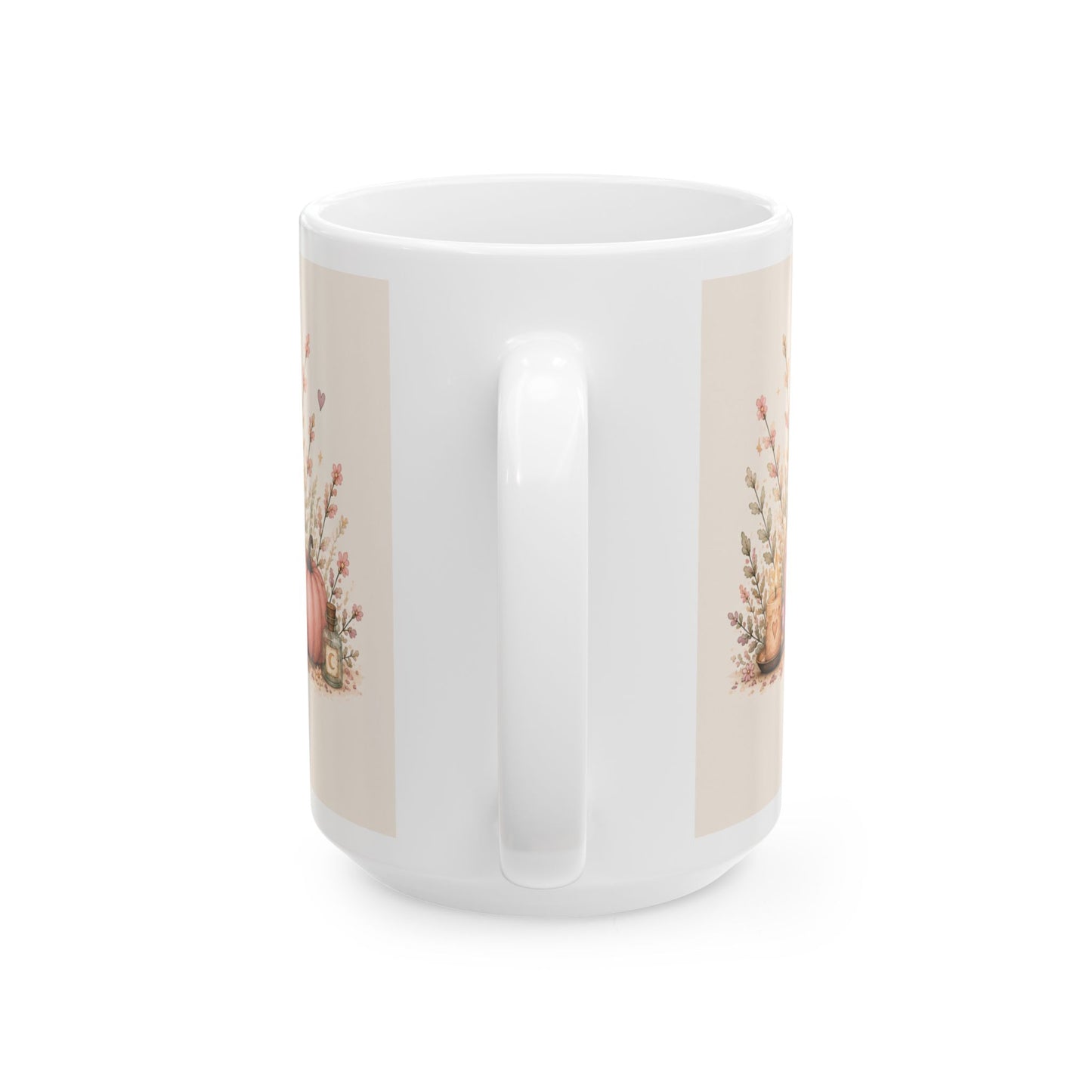 Cozy Witch Girl Reading Mug | Ceramic Coffee Cup