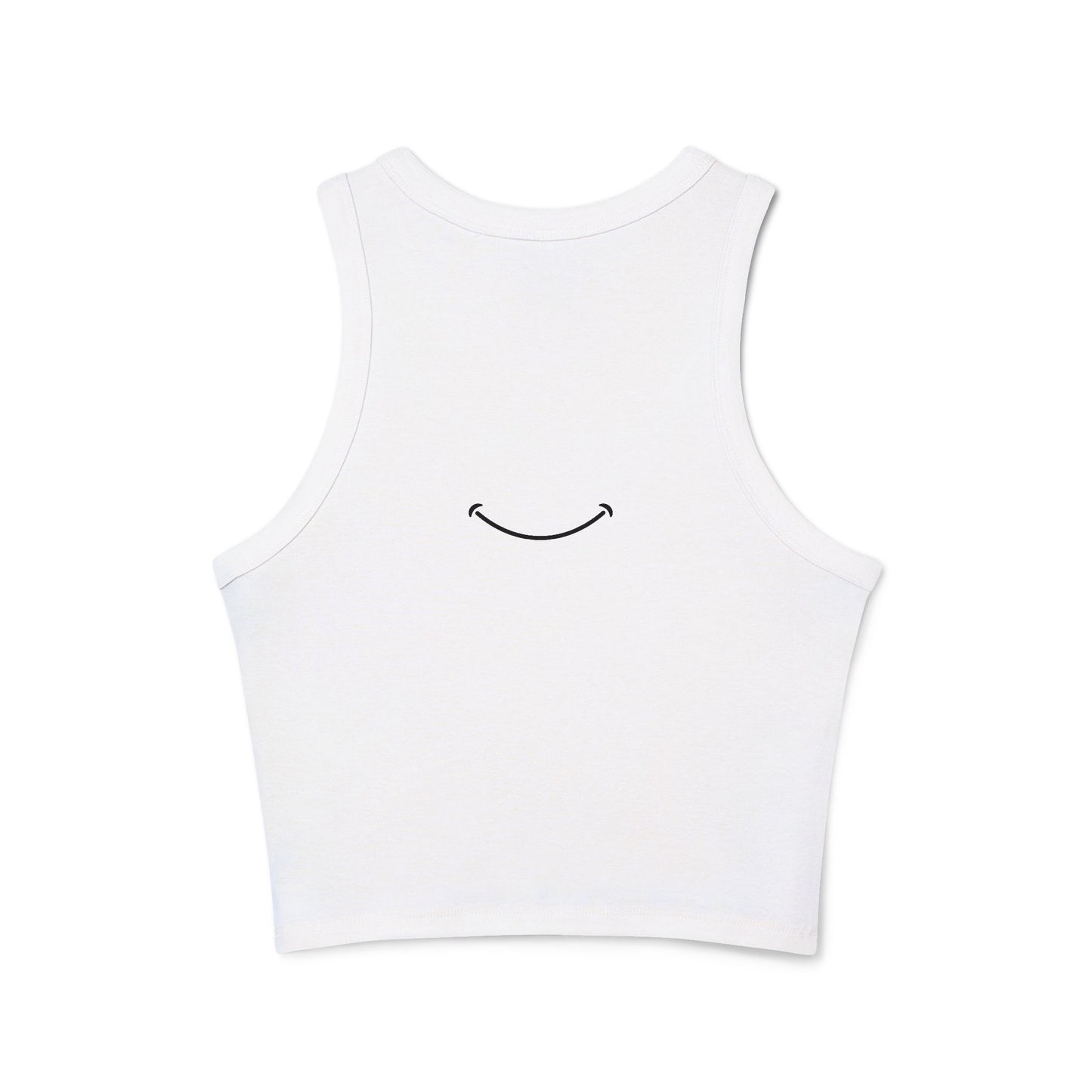 Smile Racer Tank Top | Positive Vibes Graphic Tee