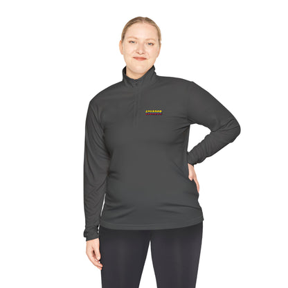Ecuador Flag Quarter-Zip Pullover | Patriotic Sports Wear