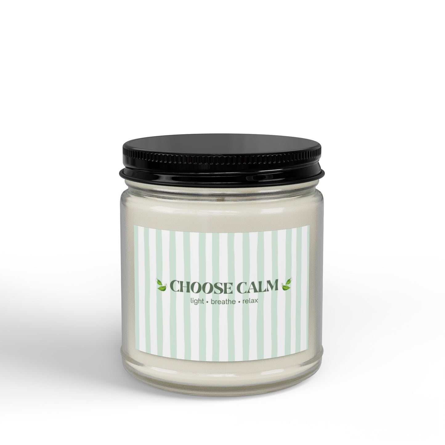 Choose Calm Motivational Scented Soy Candle | Wellness Gift