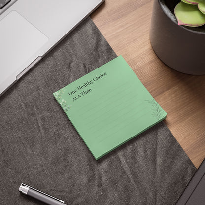 Healthy Choice Sticky Notes | Wellness Reminder Pads