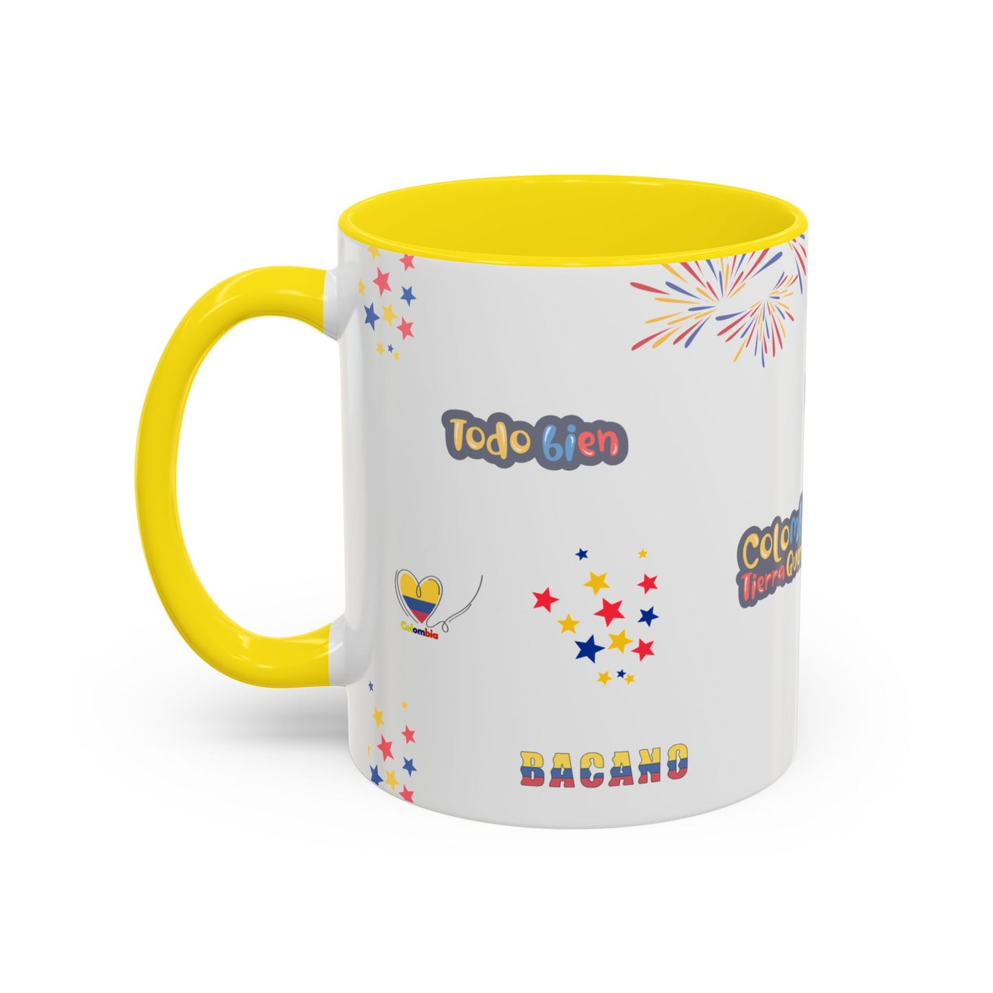 Colombia Patriotic Coffee Mug | Spanish Culture Gift