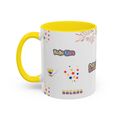 Colombia Patriotic Coffee Mug | Spanish Culture Gift