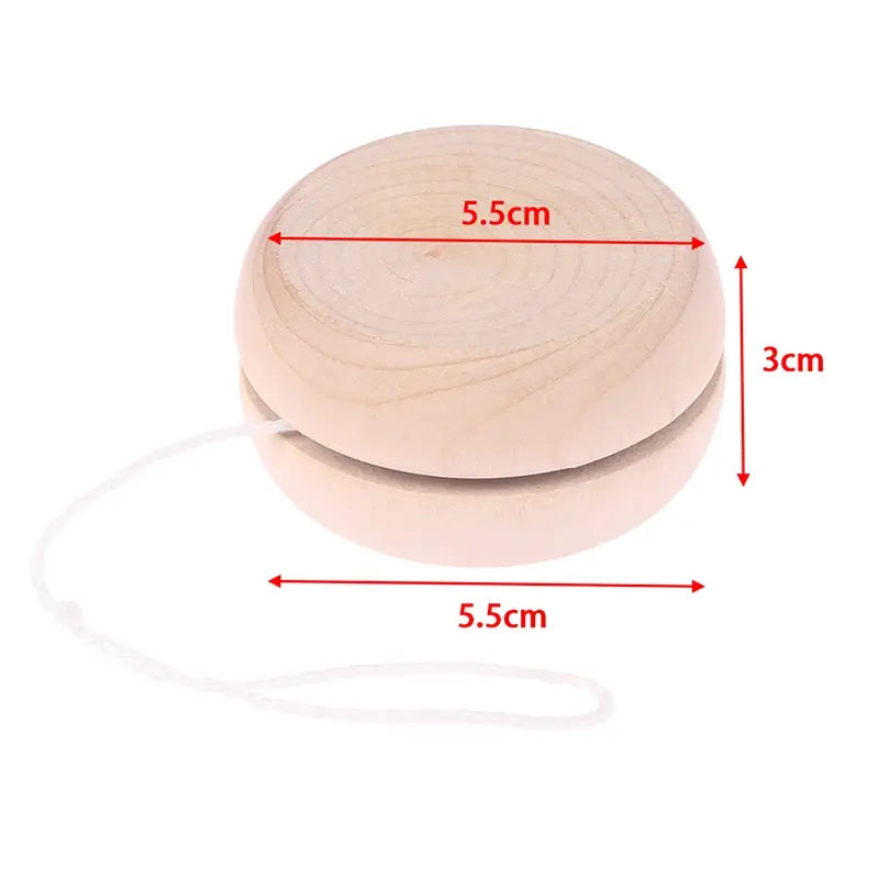 Creative Hand-Made Wooden Yoyo Toy: Perfect Kids Gift!