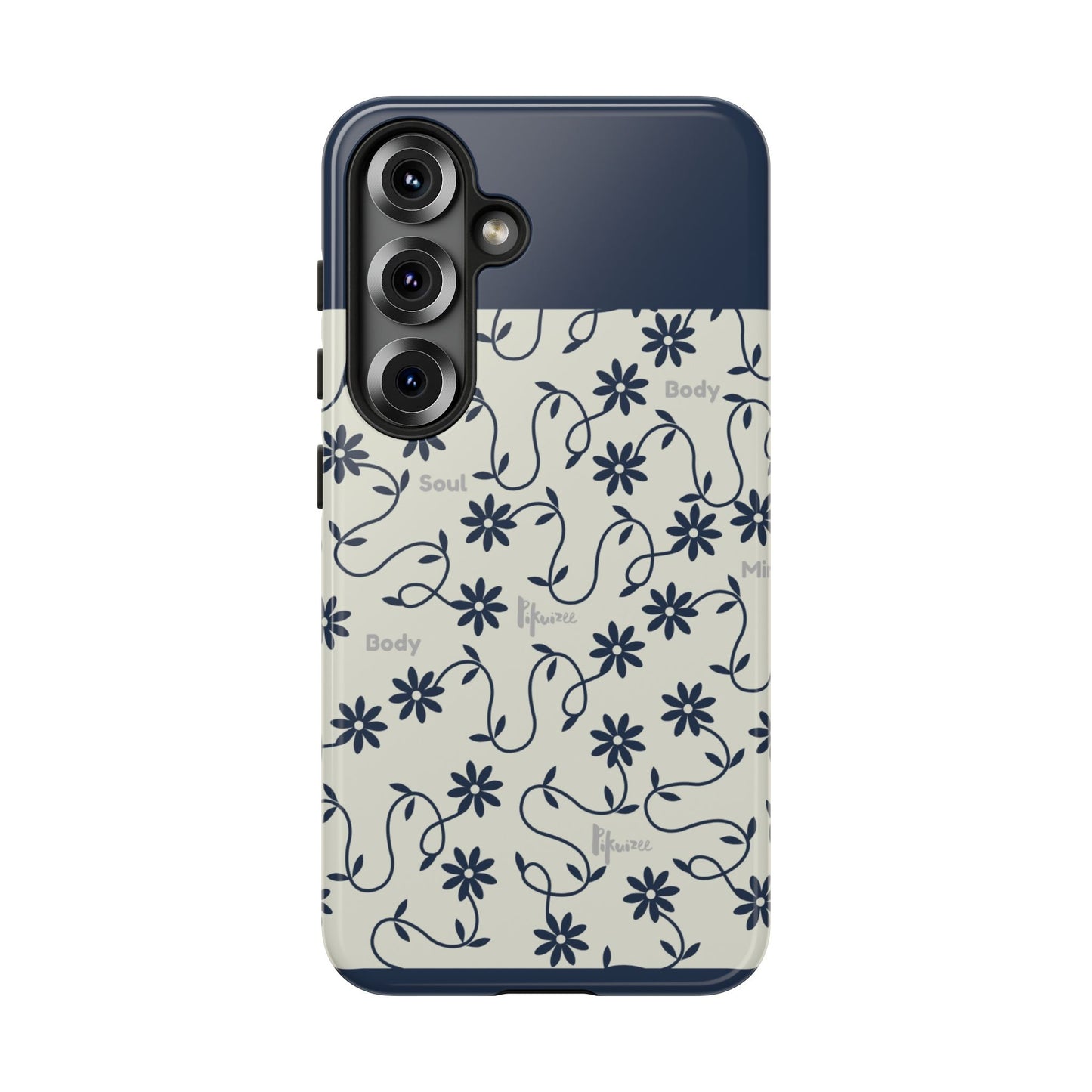Floral Vine Pattern iPhone Case | Minimalist Botanical Design