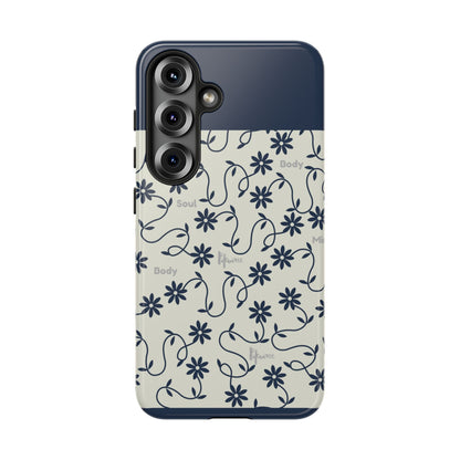 Floral Vine Pattern iPhone Case | Minimalist Botanical Design