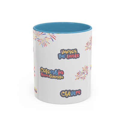 Colombia Patriotic Coffee Mug | Spanish Culture Gift