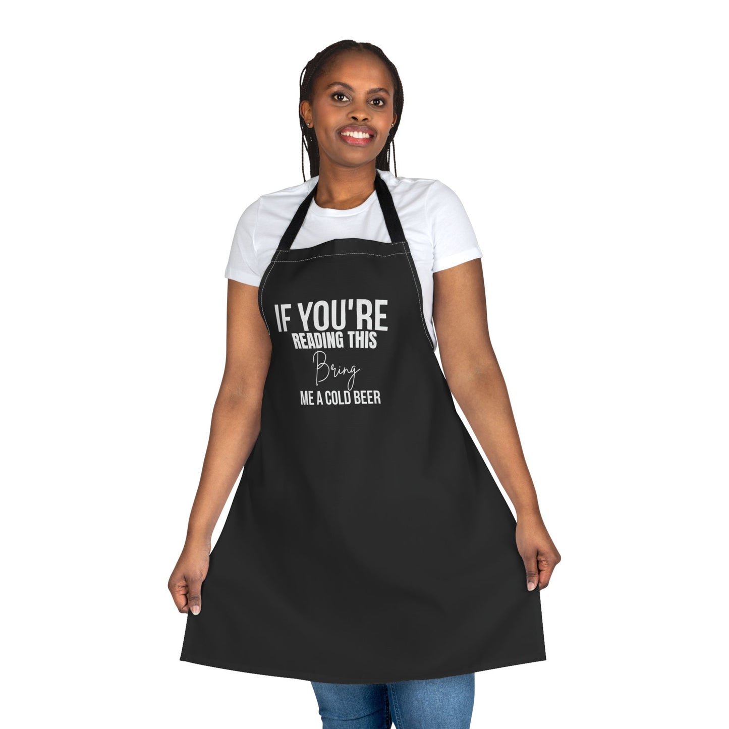 Funny Beer Apron | Cold Beer Kitchen Gift
