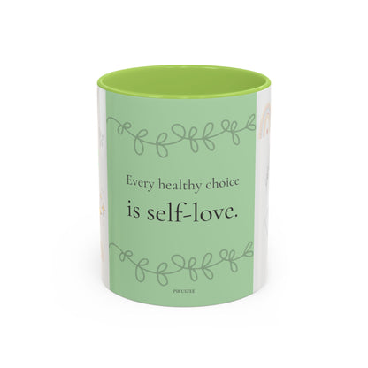Self-Love Wellness Ceramic Mug | Motivational Inspiration Gift