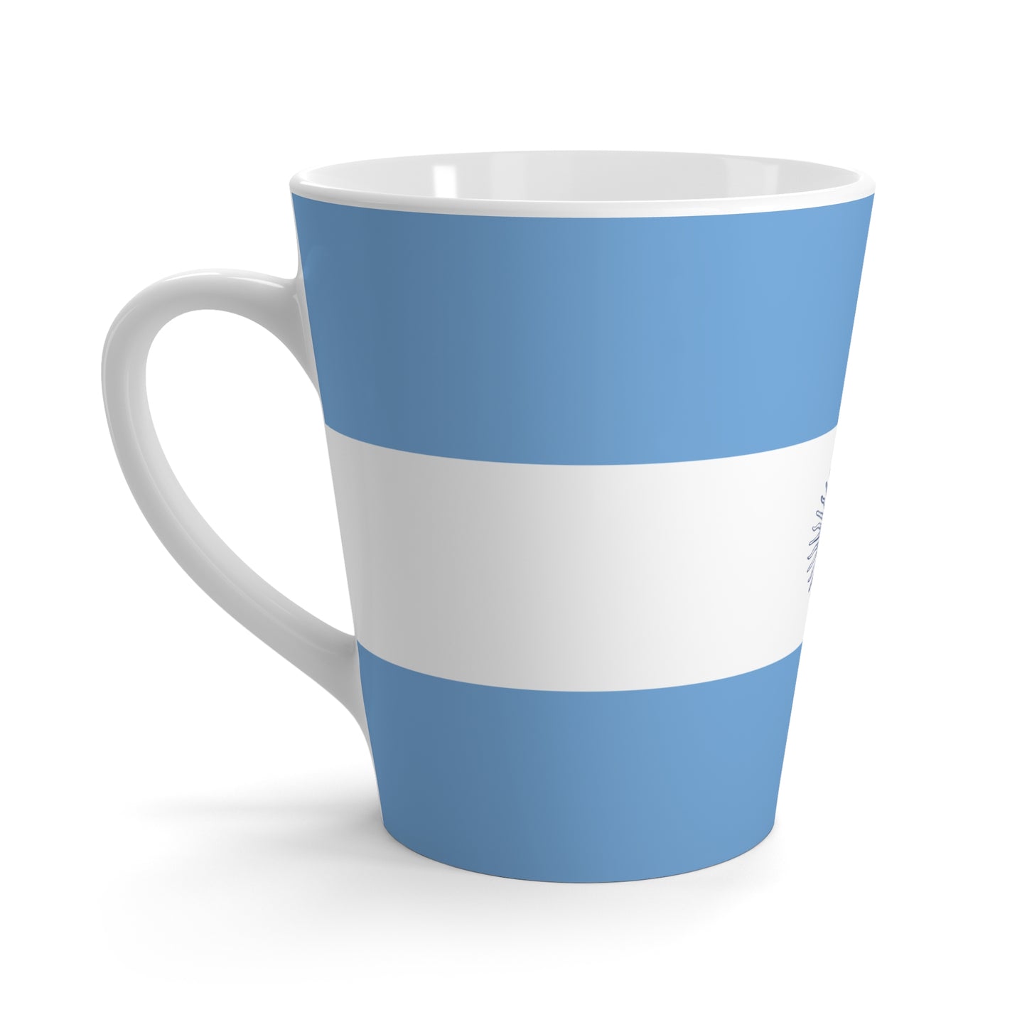 Argentina Flag Sun Latte Mug | Patriotic Coffee Gift