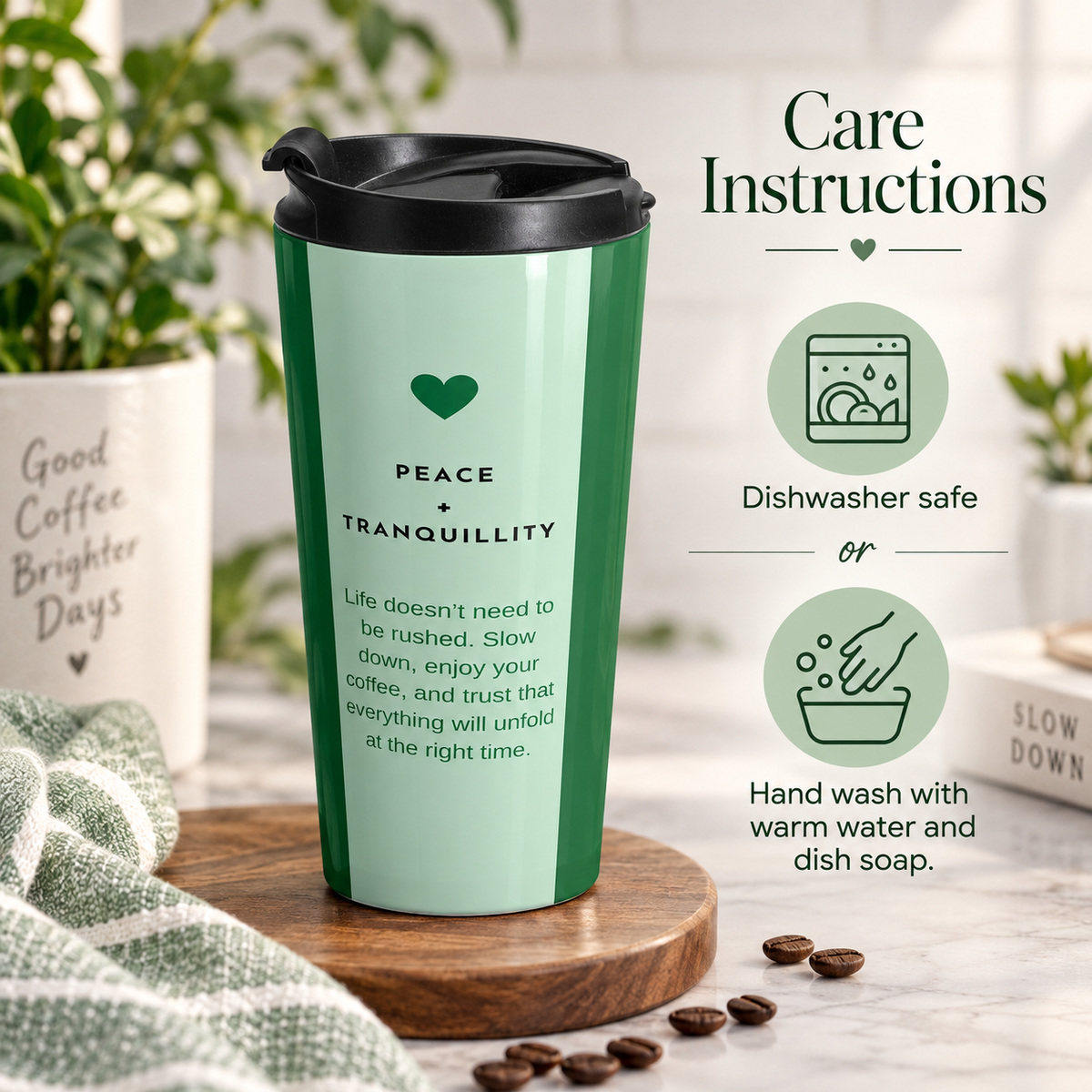 Pure Tranquility Insulated Mug