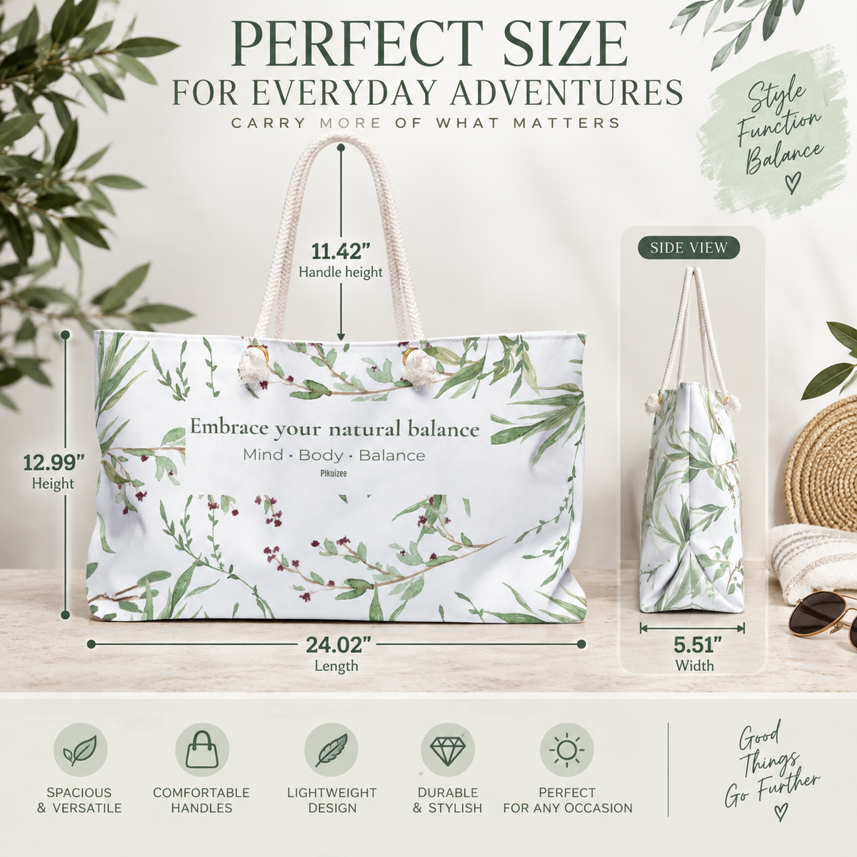 Embrace Your Balance Tote Bag