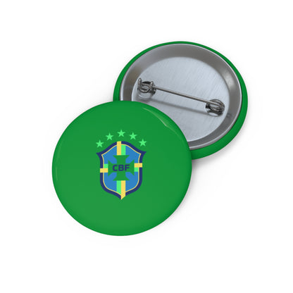 Brazilian Football CBF Soccer Pin Button | Sports Fan Badge