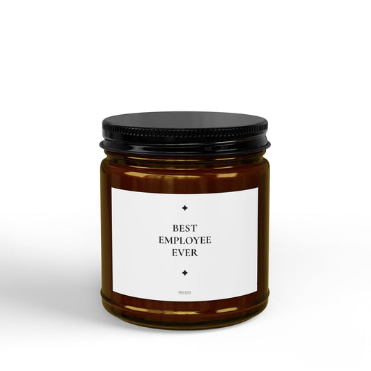 Best Employee Ever Soy Candle | Workplace Recognition Gift
