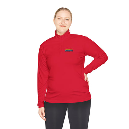 Ecuador Flag Quarter-Zip Pullover | Patriotic Sport Pullover