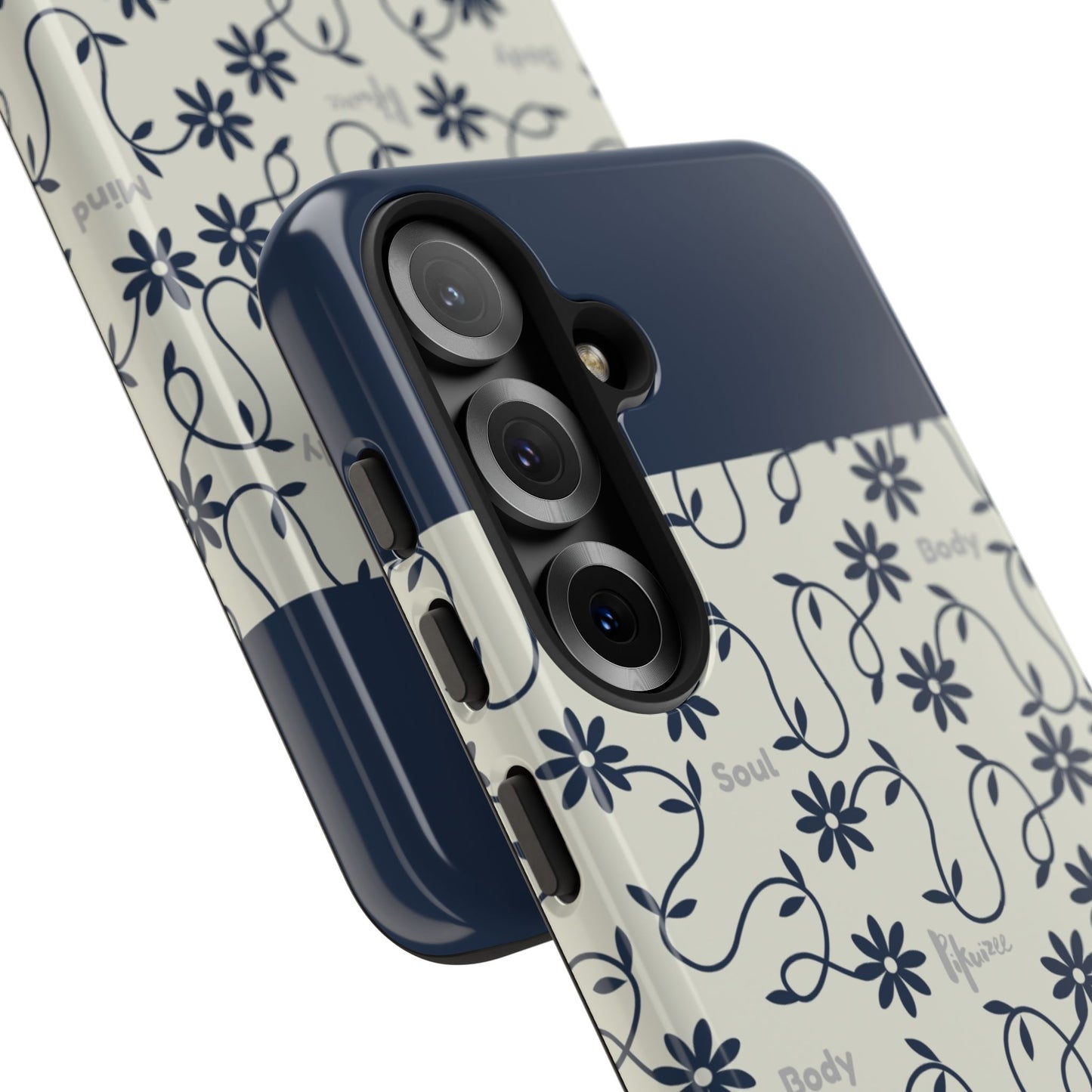 Floral Vine Pattern iPhone Case | Minimalist Botanical Design