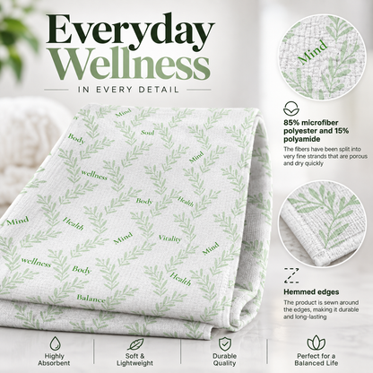 Mind Body Soul Tea Towel
