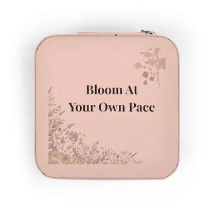 Bloom At Your Own Pace Jewelry Travel Case | Floral Gift