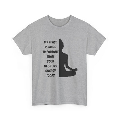 Mindfulness Meditation Peace Unisex Heavy Cotton Tee