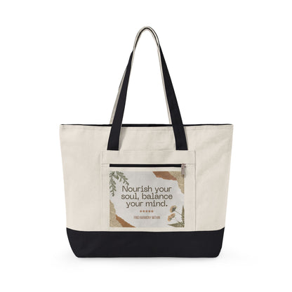 Abstract Nature Canvas Bag