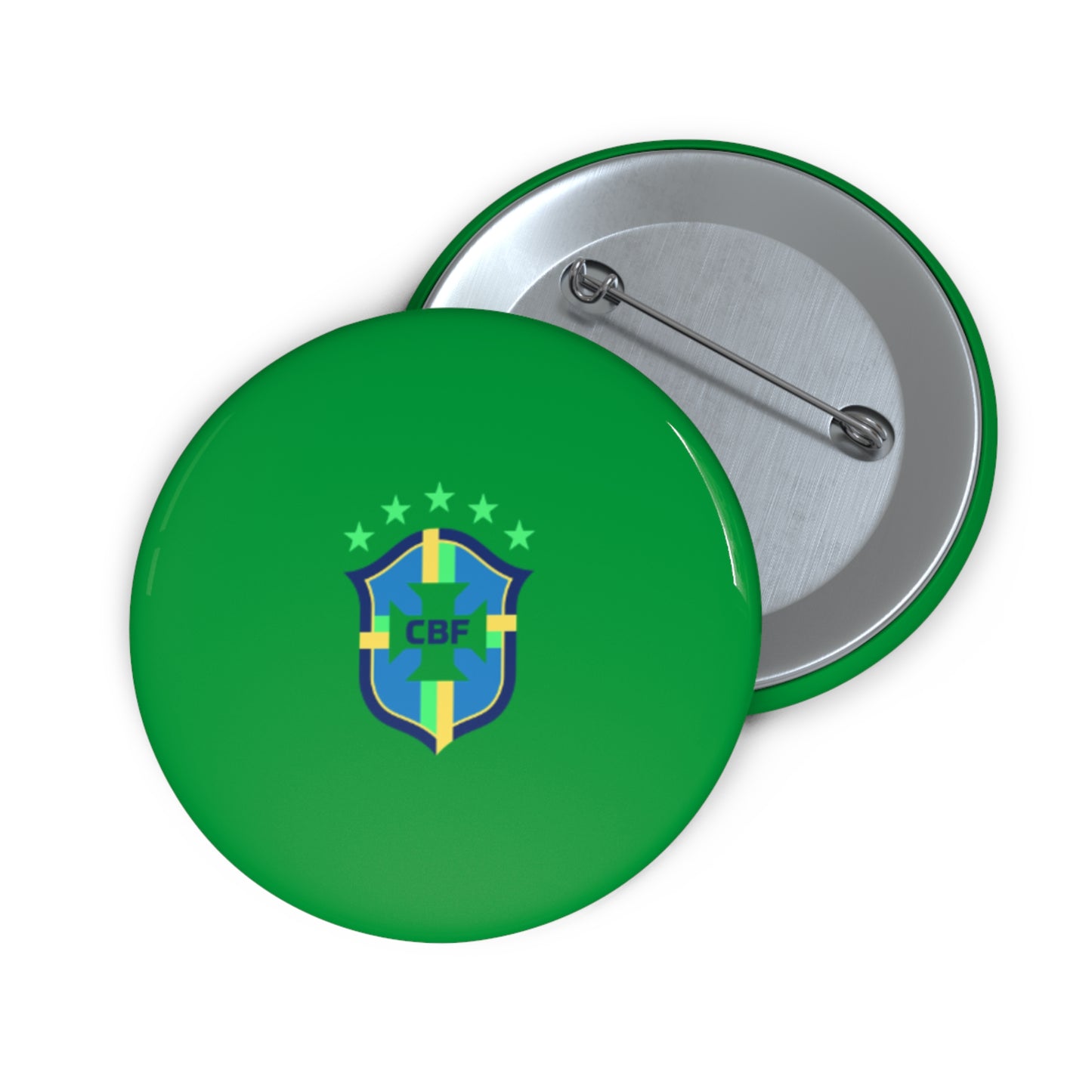 Brazilian Football CBF Soccer Pin Button | Sports Fan Badge