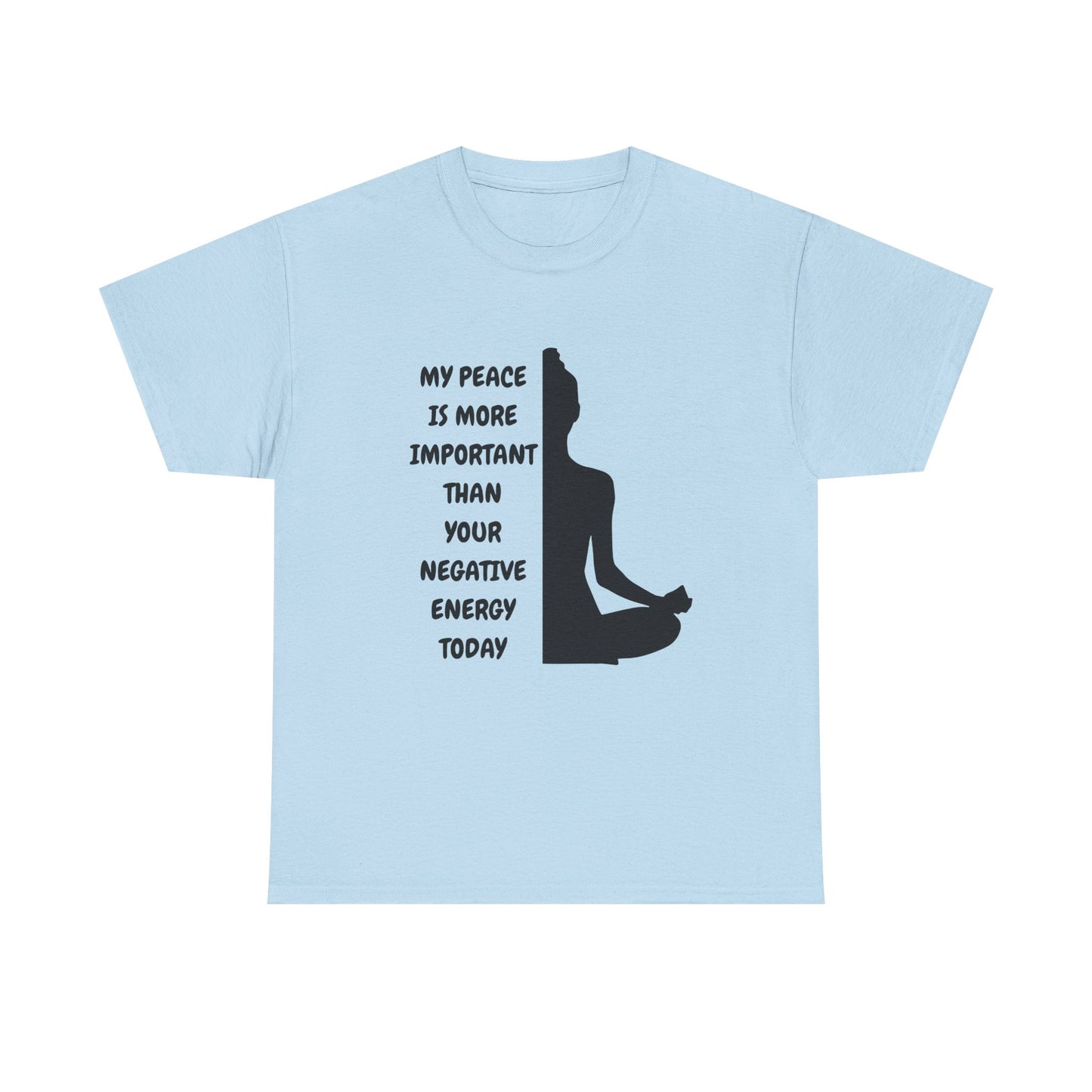 Mindfulness Meditation Peace Unisex Heavy Cotton Tee