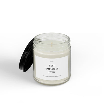 Best Employee Ever Scented Soy Candle | Workplace Appreciation Gift
