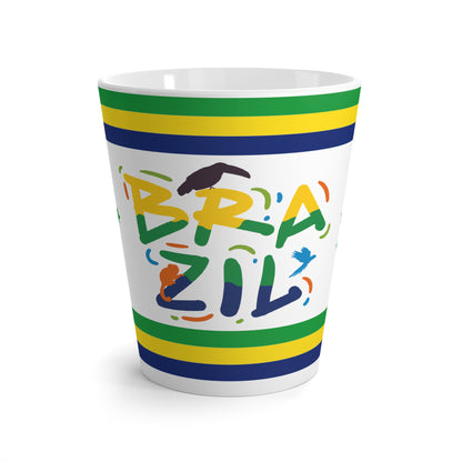 Brazil Zil Vibrant Toucan Latte Mug | Coffee Gift