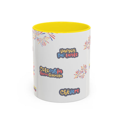 Colombia Patriotic Coffee Mug | Spanish Culture Gift