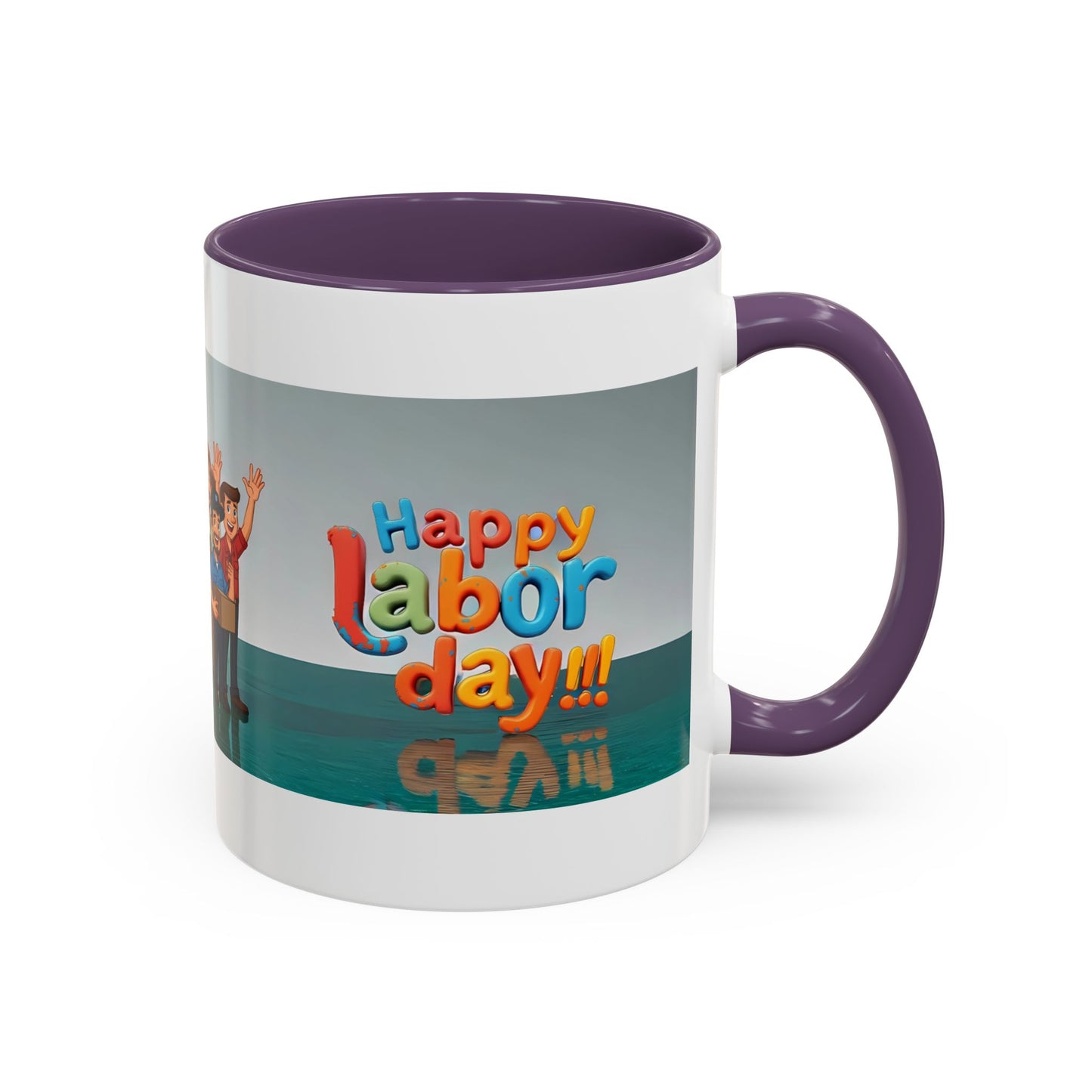 Happy Labor Day! Personalized Cartoon Mug - Worker Appreciation Gift