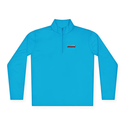 Ecuador Flag Quarter-Zip Pullover | Patriotic Sport Pullover