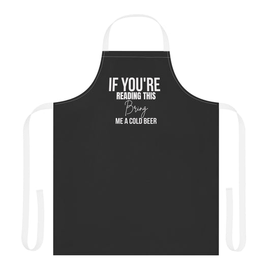 Funny Beer Apron | Cold Beer Kitchen Gift