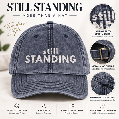 Still Standing Vintage Embroidered Cap