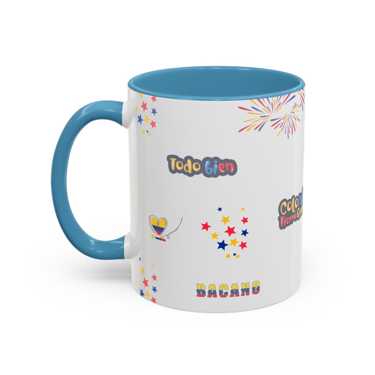 Colombia Patriotic Coffee Mug | Spanish Culture Gift