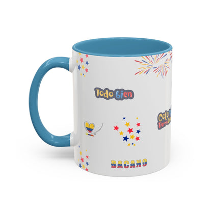 Colombia Patriotic Coffee Mug | Spanish Culture Gift