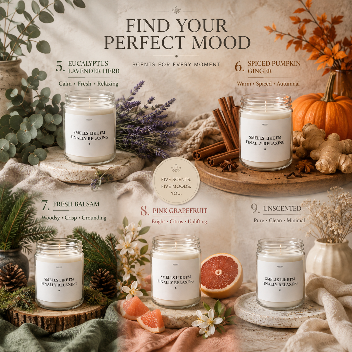 Smells Like I'm Finally Relaxing Candle