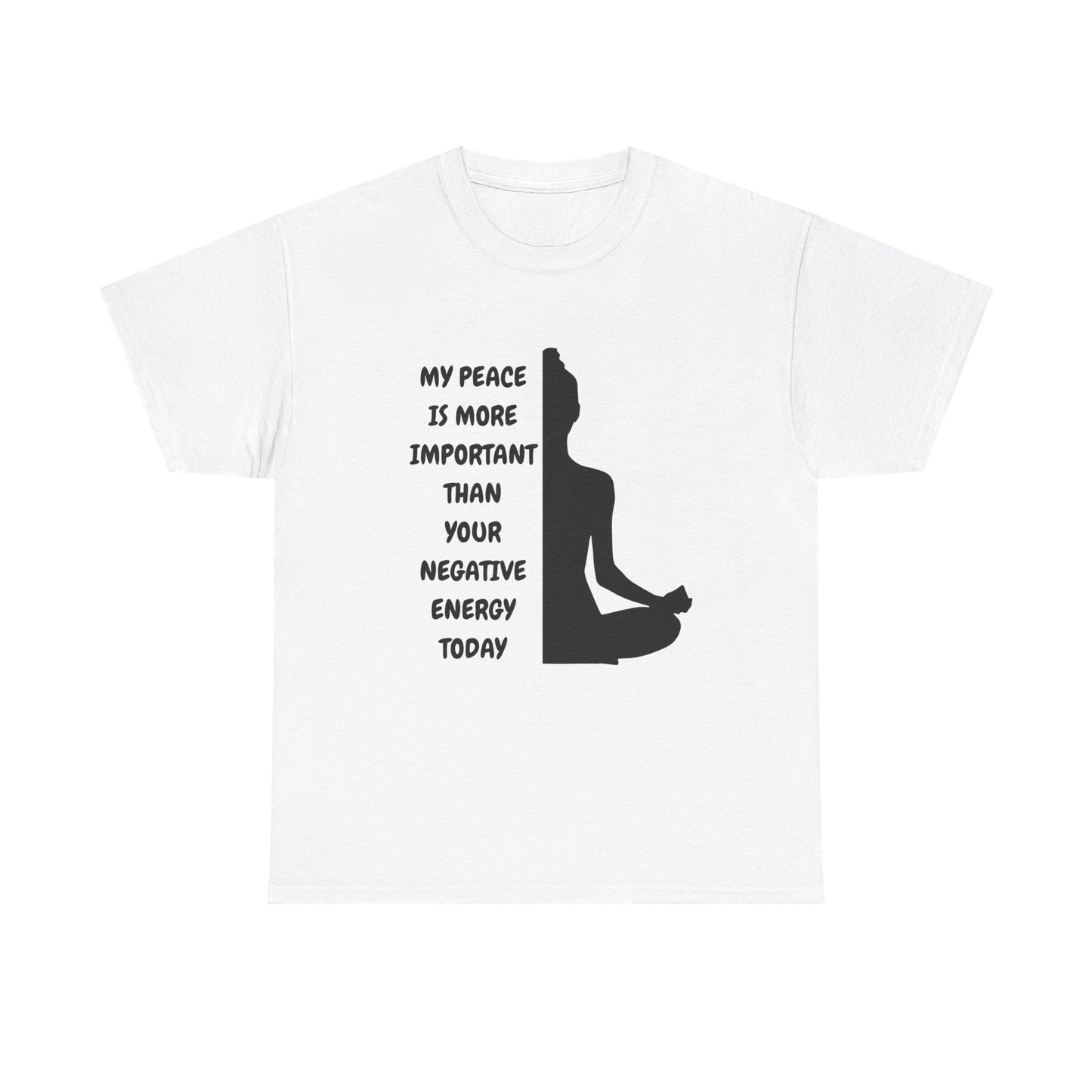 Mindfulness Meditation Peace Unisex Heavy Cotton Tee