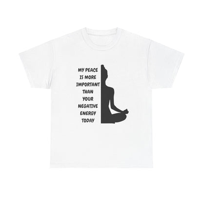 Mindfulness Meditation Peace Unisex Heavy Cotton Tee