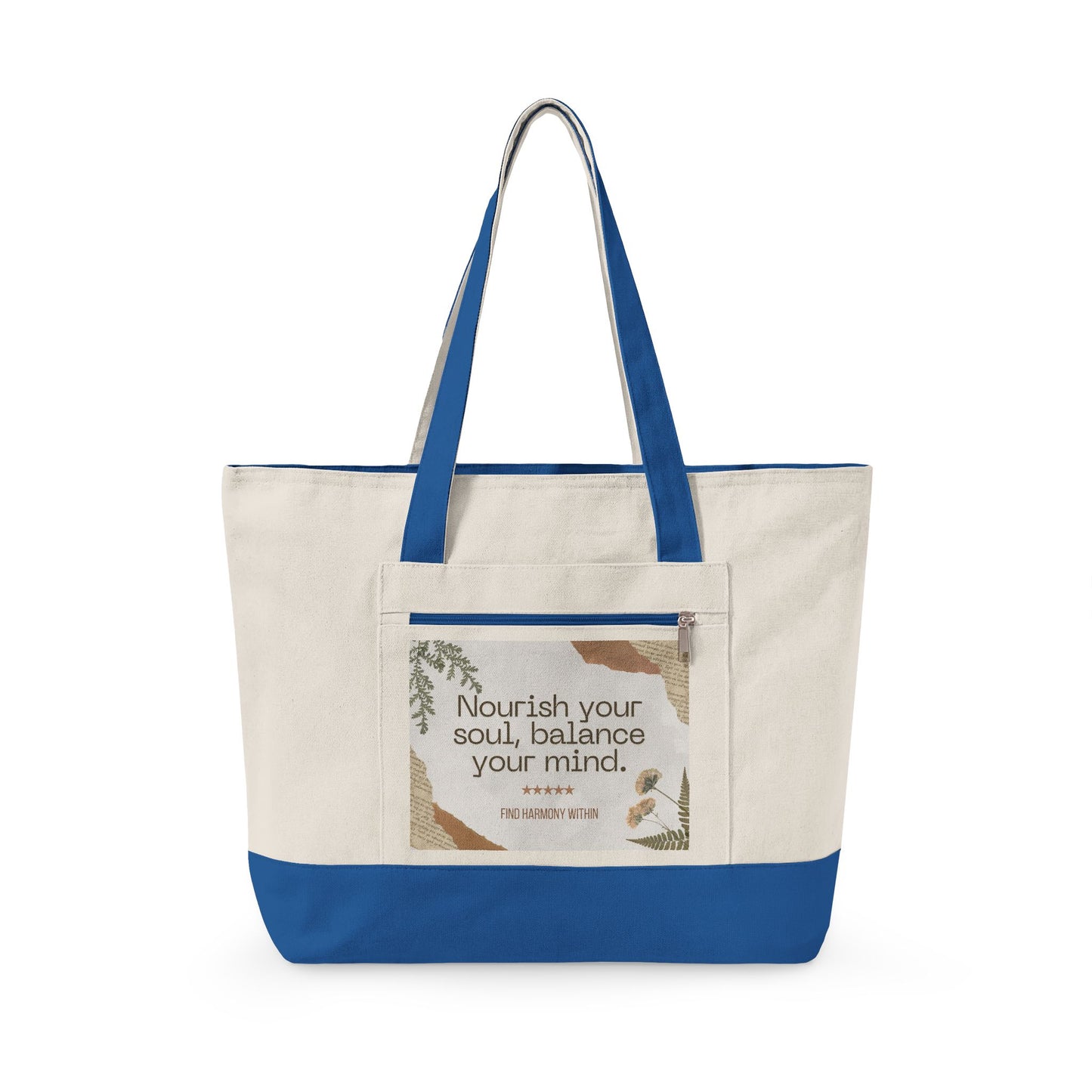 Abstract Nature Canvas Bag