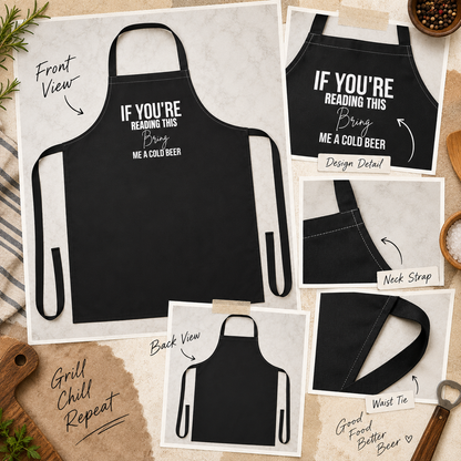 Bring Me a Cold Beer Apron