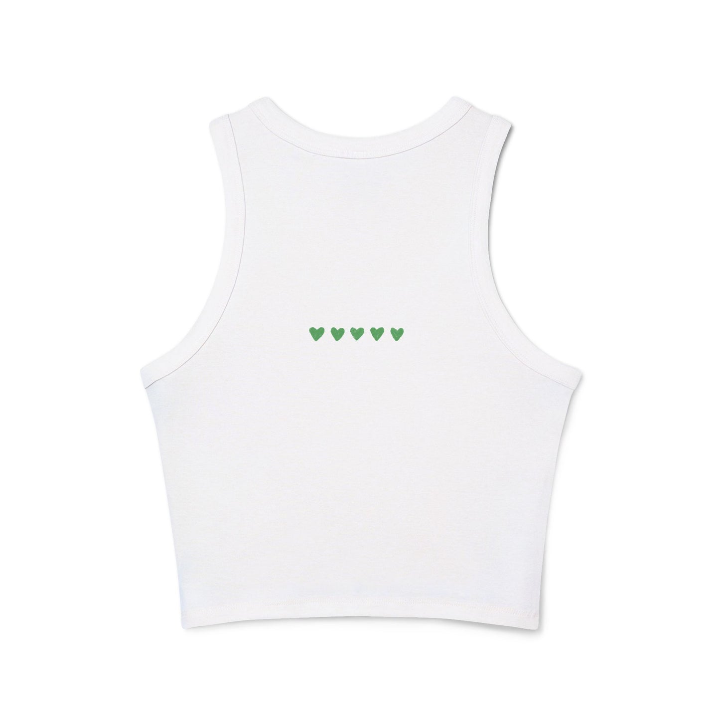 Peace Love Heart Women's Racer Tank Top | Mindful Fashion