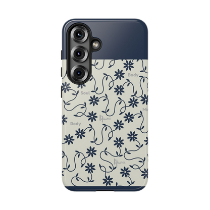 Floral Vine Pattern iPhone Case | Minimalist Botanical Design