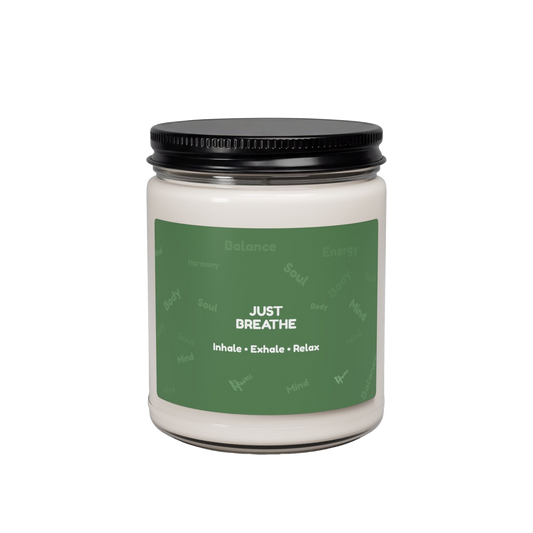 Just Breathe Mindfulness Soy Candle | Wellness Gift