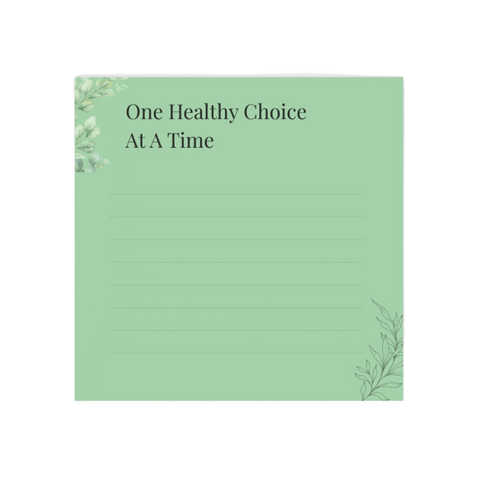 Healthy Choice Sticky Notes | Wellness Reminder Pads